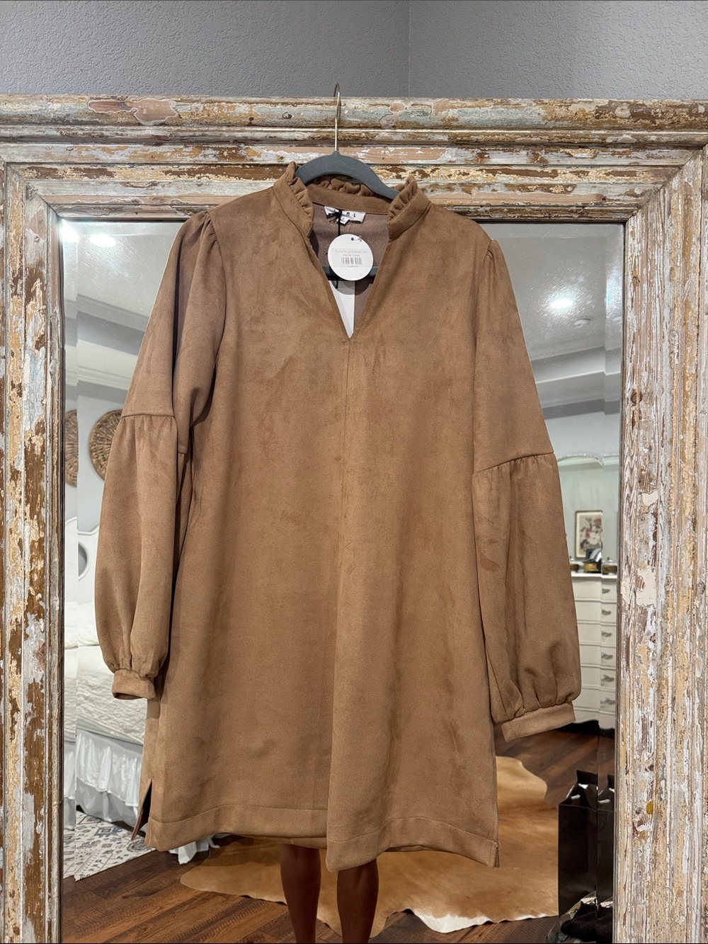 THML SUEDE DRESS